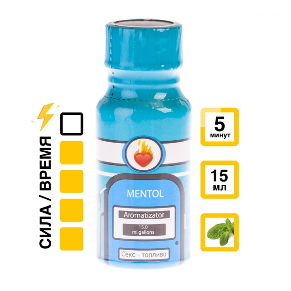 Ароматизатор Mentol 15 мл АБЦ Попперс купить в Твери Купить Ароматизатор Mentol 15 мл с УльтраБутил, Изобутилнитрит эффектом действия, в Твери, цена: 1 050 ₽